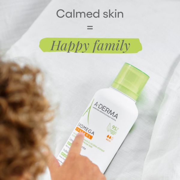 Calmed skin = Happy family